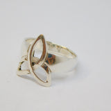 Sterling Silver Celtic Design Band Ring Vintage c1970 Size K