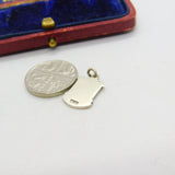 Sterling Silver and Enamel Henley Travel Shield Charm Pendant Vintage c1970