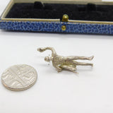 Sterling Silver Handsome Matador Charm Pendant Vintage c1970