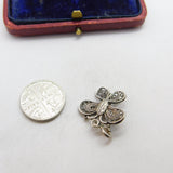 Sterling Silver Filigree Butterfly Charm Pendant Vintage c1970