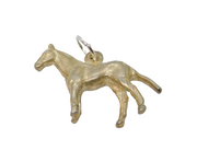 Sterling Silver Horse Or Pony Charm Pendant Vintage c1970