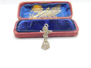 Sterling Silver The Little Trumpeter Charm Pendant Vintage c1970