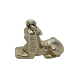 Sterling Silver Egyptian Style Sphinx Charm Pendant Vintage c1970