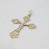 .800 Silver Crucifix Cross Charm Pendant Vintage c1970