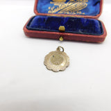 Sterling Silver St Christopher Charm Pendant Vintage c1970
