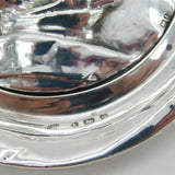 Edwardian Sterling Silver 'Martin Chuzzlewit' Dickens Ring Dish Antique 1906