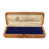 20th Century Tooled Leather 'National Security' Pen Box Antique c1920s