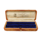 20th Century Tooled Leather 'National Security' Pen Box Antique c1920s