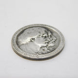 Swiss Sterling Silver Music Festival Vevey Medal Antique 1913 Art Deco