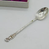 New Zealand Rodd Silver Plated Tiki Terminal Teaspoons Vintage c1970s