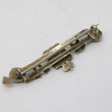 Queen Victorian Sterling Silver Diamond Jubilee Celebration Brooch Antique