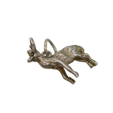 Sterling Silver Buck Deer Charm Pendant Vintage c1970s