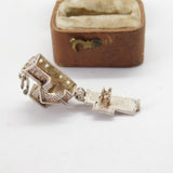 Sterling Silver Wedding in the Church Opening Charm Pendant Vintage c1970