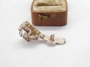 Sterling Silver Wedding in the Church Opening Charm Pendant Vintage c1970