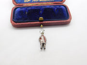 Sterling Silver Royal Beefeater Charm Pendant Vintage c1970