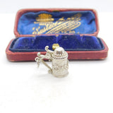 Sterling Silver Traditional Beer Tankard Charm Pendant Vintage c1970