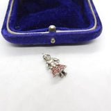 Sterling Silver Articulated Spanish Matador Charm Pendant Vintage c1970