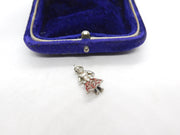 Sterling Silver Articulated Spanish Matador Charm Pendant Vintage c1970