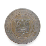 19th Century Copper Norwich Two Penny Piece Coin Token Antique c1811