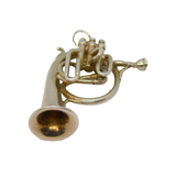 Sterling Silver French Horn Instrument Charm Pendant Vintage c1970s