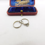 Sterling Silver Wedding Rings Charm Pendant Vintage c1970