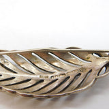 Shipton & Co Scottish Sterling Silver & Marcasite Fern Leaf Brooch Antique