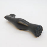 Victorian Carved Wooden Novelty Ladies Leg Pipe Tamper Antique c1860s