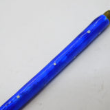 Art Deco Sterling Silver Gilt Guilloche Enamel Propelling Pencil Antique c1920s