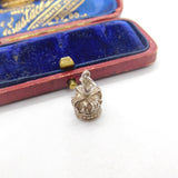 Sterling Silver Royal Crown Charm Pendant Vintage c1970