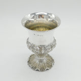 George IV Sterling Silver Seashell Form Chalice Goblet Antique 1830 London