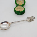Victorian Sterling Silver Yorkminster Souvenir Teaspoon Antique 1900 Chester