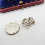 Sterling Silver Comedy Tragedy Muse Masks Charm Pendant Vintage c1970