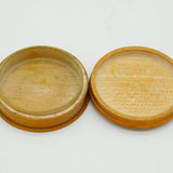 Victorian Treen Tunbridge Ware Pensarn Snuff Box Antique c1890