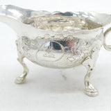 George II Sterling Silver Swan Pattern Sauce Boat Antique 1743 London