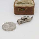 Sterling Silver Motor Car Charm Pendant Vintage c1970