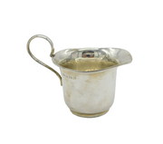 Art Deco Sterling Silver Small Cream Jug Antique 1922 Birmingham