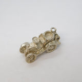 Sterling Silver Opening Motor Car Charm Pendant Vintage c1970