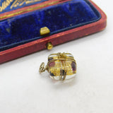 Sterling Silver Mysterious Abstract Charm Pendant Vintage c1970