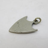 Victorian Sterling Silver 'Milly' Shield Form Charm Pendant Antique c1890