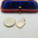 Sterling Silver & Enamel Blackpool Tower Souvenir Charm Pendant Vintage c1970
