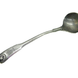 George III Sterling Silver Crested Mustard Spoon Antique 1797 Birmingham