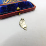 Sterling Silver Romantic 'Together' Drop Charm Pendant Vintage c1970