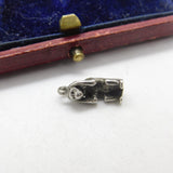 Sterling Silver Hear No Evil Monkey Charm Pendant Vintage c1970