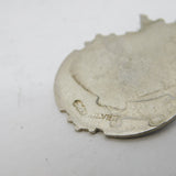 Sterling Silver Sporting Fob Medal Antique c1930 Art Deco