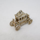 Sterling Silver Royal Carriage Charm Pendant Vintage c1970