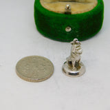 Sterling Silver "Leo" Lion Horoscope Charm Pendant Vintage c1970