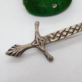 Shipton & Co. Sterling Silver Sword Brooch Antique 1922 Chester Art Deco