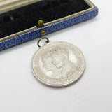 King George V & Queen Mary Silver Jubilee Medal Antique 1935 Royal