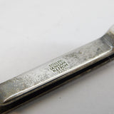 Danish N.E From Sterling Silver Garnet Set Tie Clip Vintage c1960s
