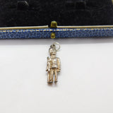 Sterling Silver Beefeater Soldier Figurine Charm Pendant Vintage c1970